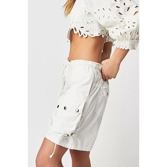 NWT Free People Moon Bay Parachute Shorts Size L - Picture 4 of 12